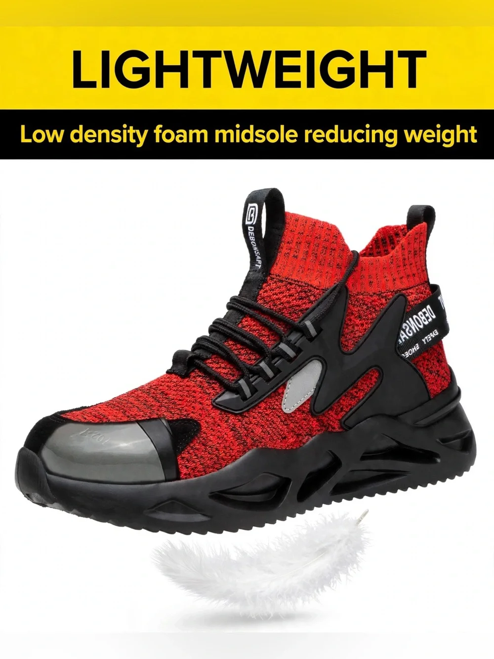 DEBONSAPT Streetwear/Safety Sneakers W 5.5-6/ M 4-4.5 Rare small size - NWOT